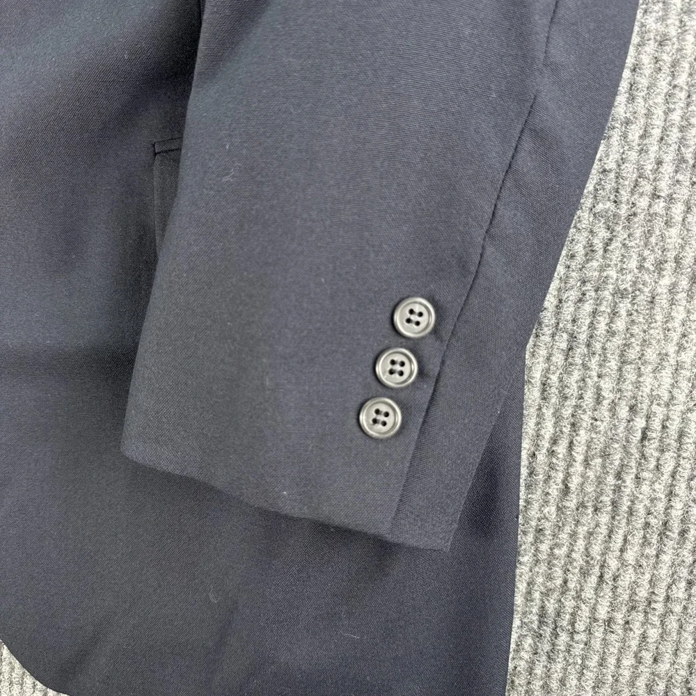 Brooks Brothers Makers Brooksease Blazer 41R Navy Wool USA Ivy Prep Sack Coat